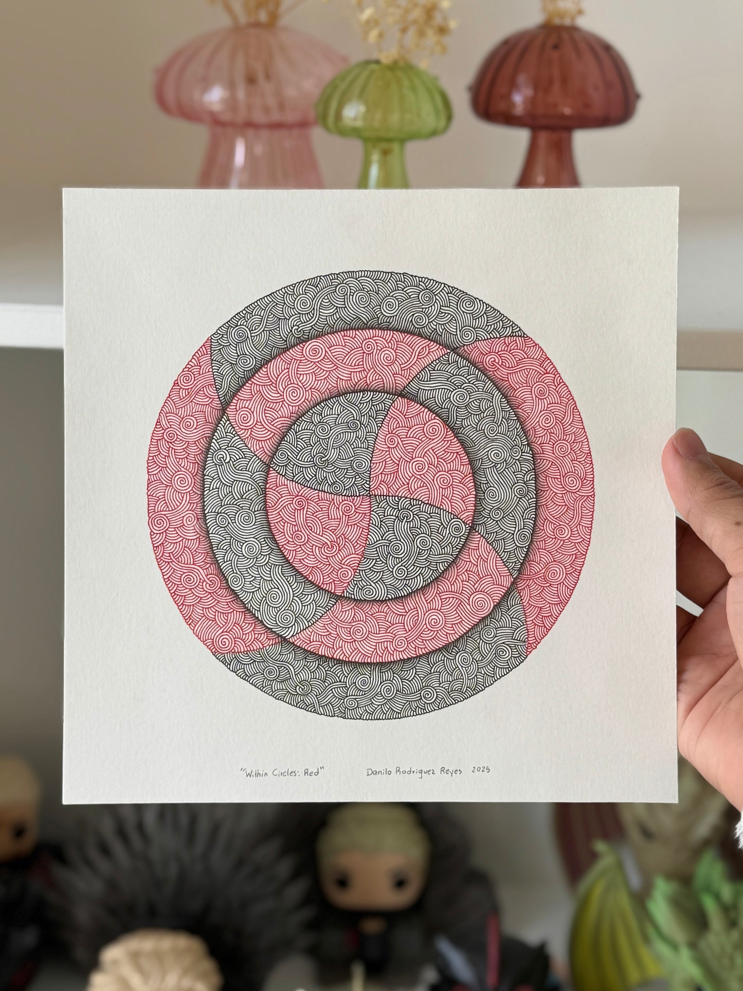 Within Circles: Red