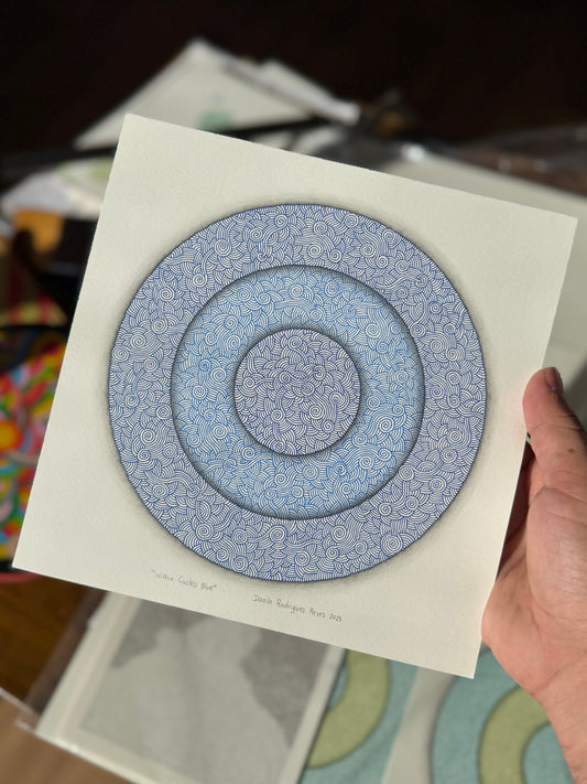 Within Circles: Blue