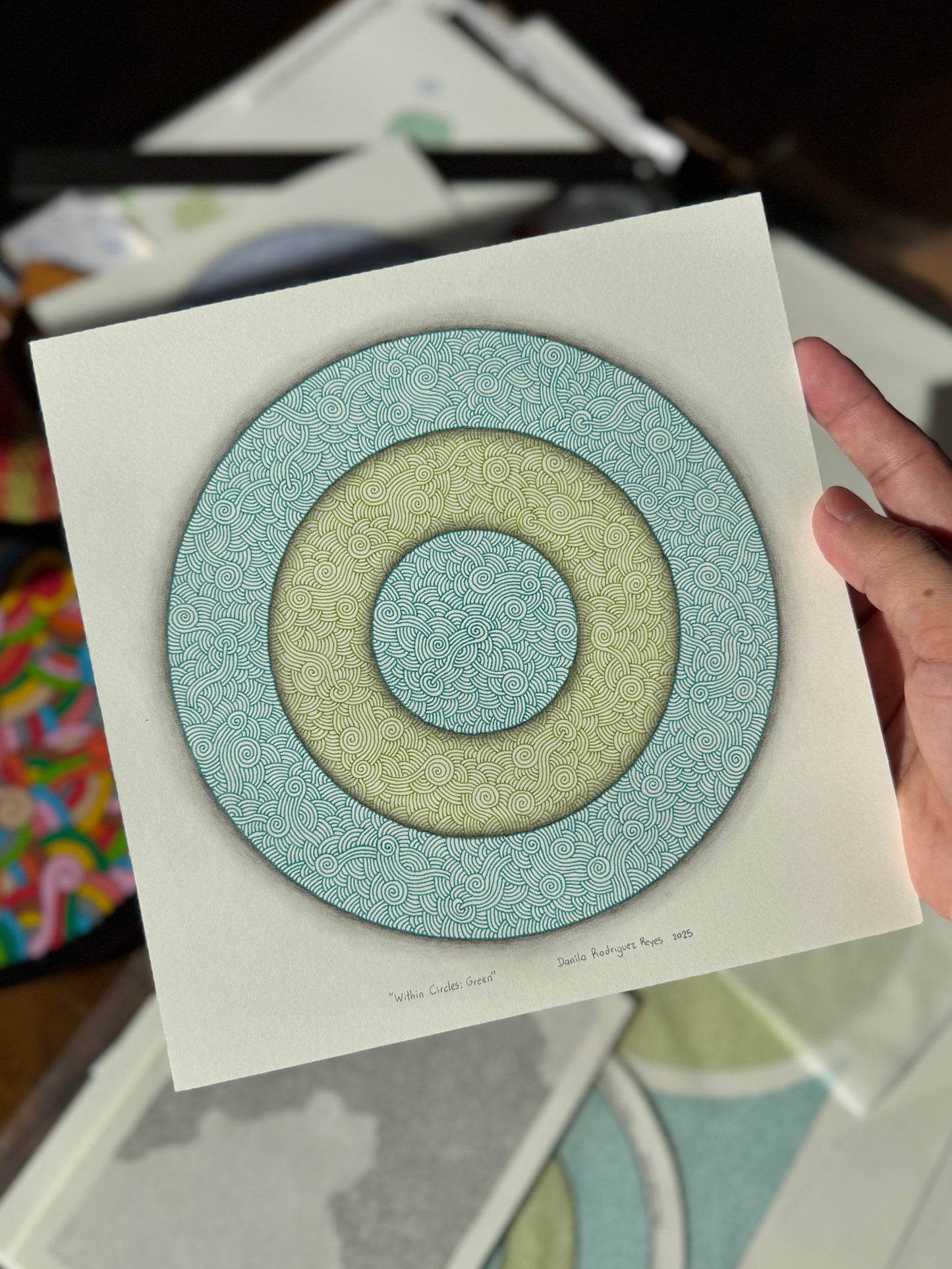 Within Circles: Green